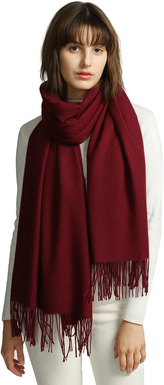 maamgic Women's Scarf Pashmina Shawls and Wraps for Evening Dresses Travel Office Winter Wedding Large Scarves