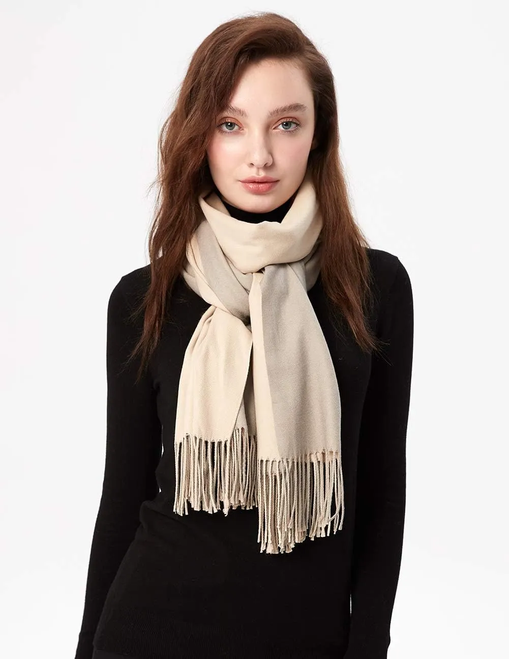 maamgic Women's Scarf Pashmina Shawls and Wraps for Evening Dresses Travel Office Winter Wedding Large Scarves