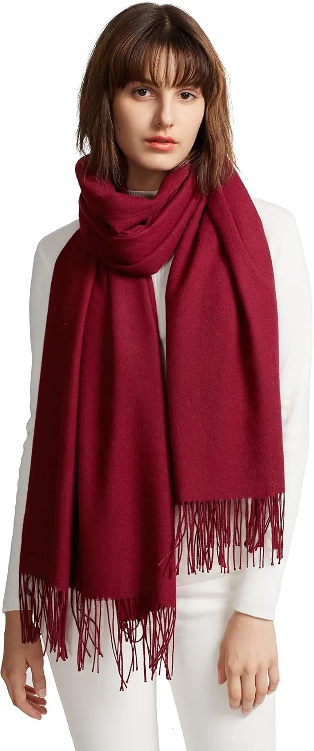 maamgic Women's Scarf Pashmina Shawls and Wraps for Evening Dresses Travel Office Winter Wedding Large Scarves