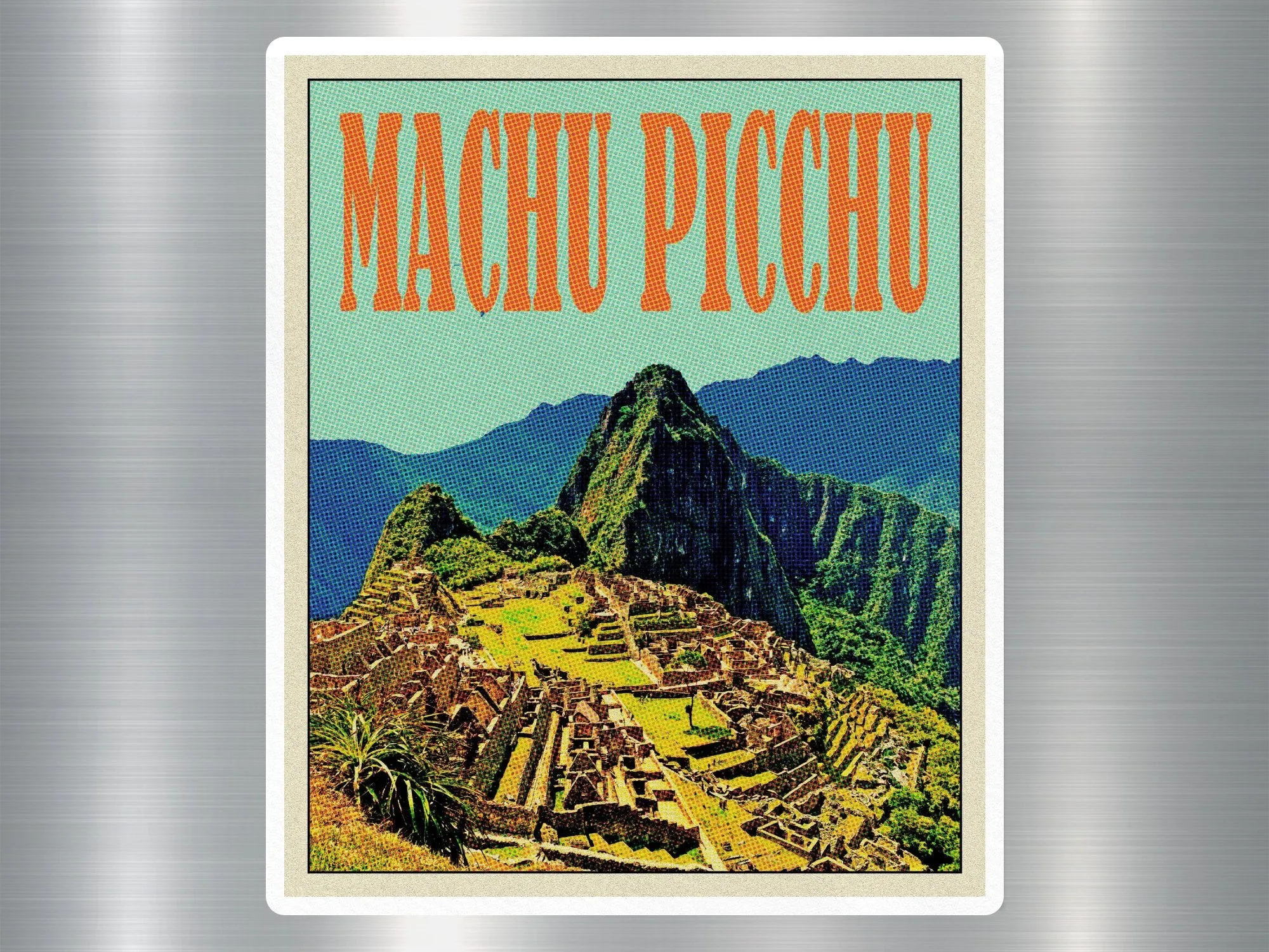 Machu Picchu Travel Sticker