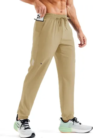 MAGCOMSEN Men's Lightweight Hiking Pants Quick Dry Travel Pants for Men with 3 Pockets Breathable for Casual Outdoor