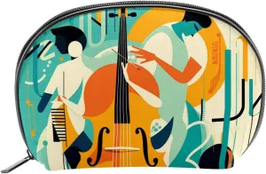 Makeup Bag Organizer,Cosmetic Bags for Women,Colorful Music Instruments,Small Makeup Pouch