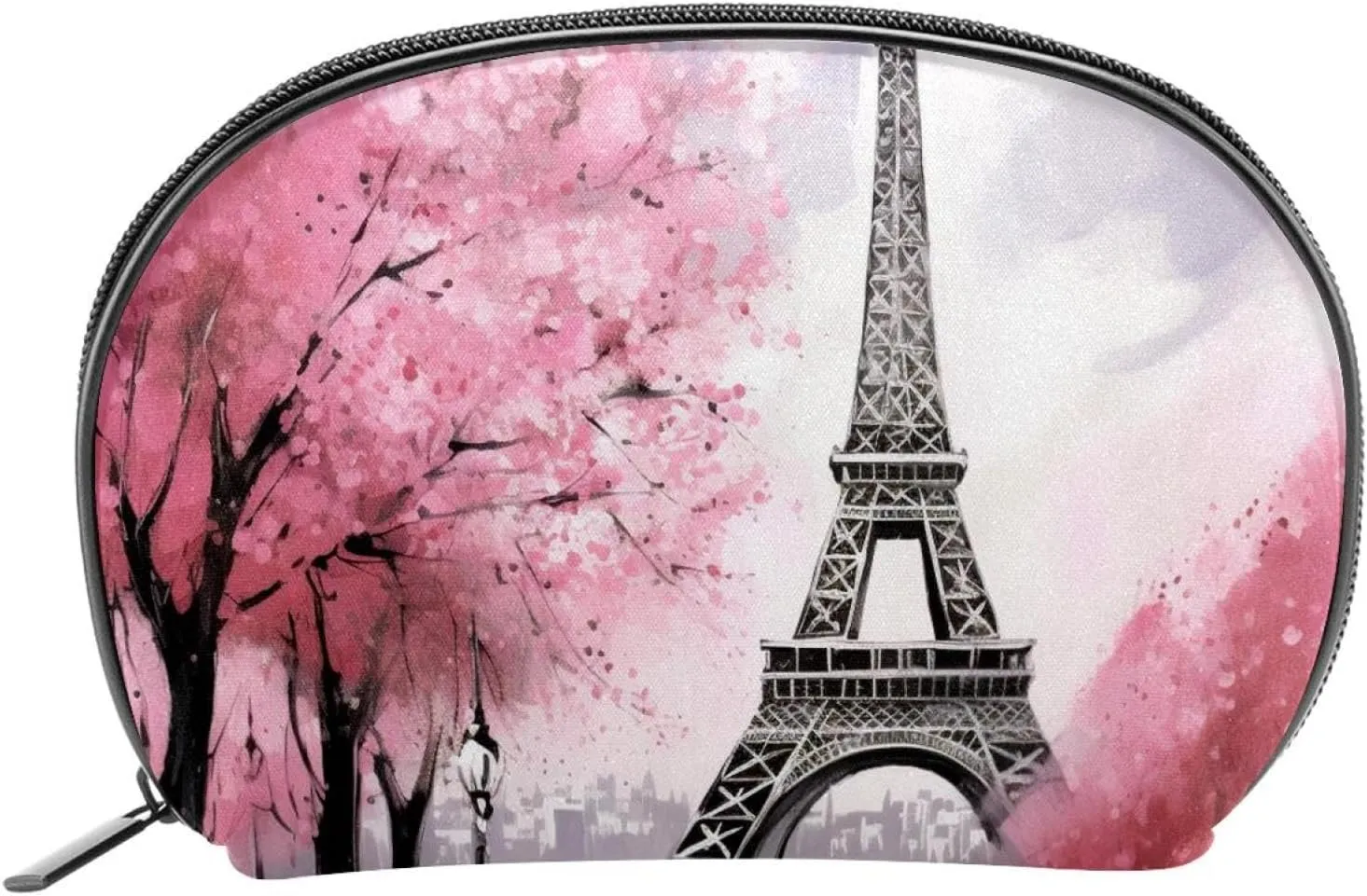 Makeup Bag Organizer,Cosmetic Bags for Women,France Pairs Eiffel Tower Tree,Small Makeup Pouch