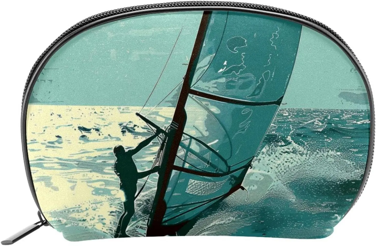 Makeup Bag Organizer,Cosmetic Bags for Women,Sail Boards Marine Sports,Small Makeup Pouch
