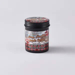 maple syrup  | travel tin candle