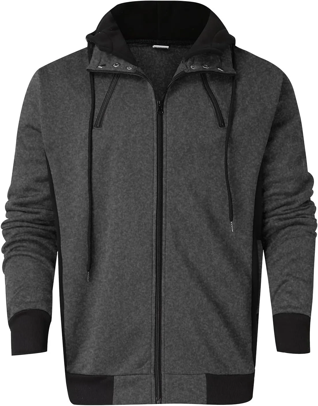 Men's Hooded Shirts Long Sleeve Lightweight Novelty Tops with Hood Athletic Stylish Regular Fit Pullover