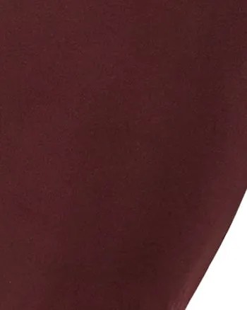 Midi Pencil Skirt | Dark Ruby