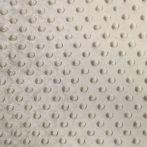 Minky Dimple Dot Soft Cuddle Fabric (Sand, 1 Yard)