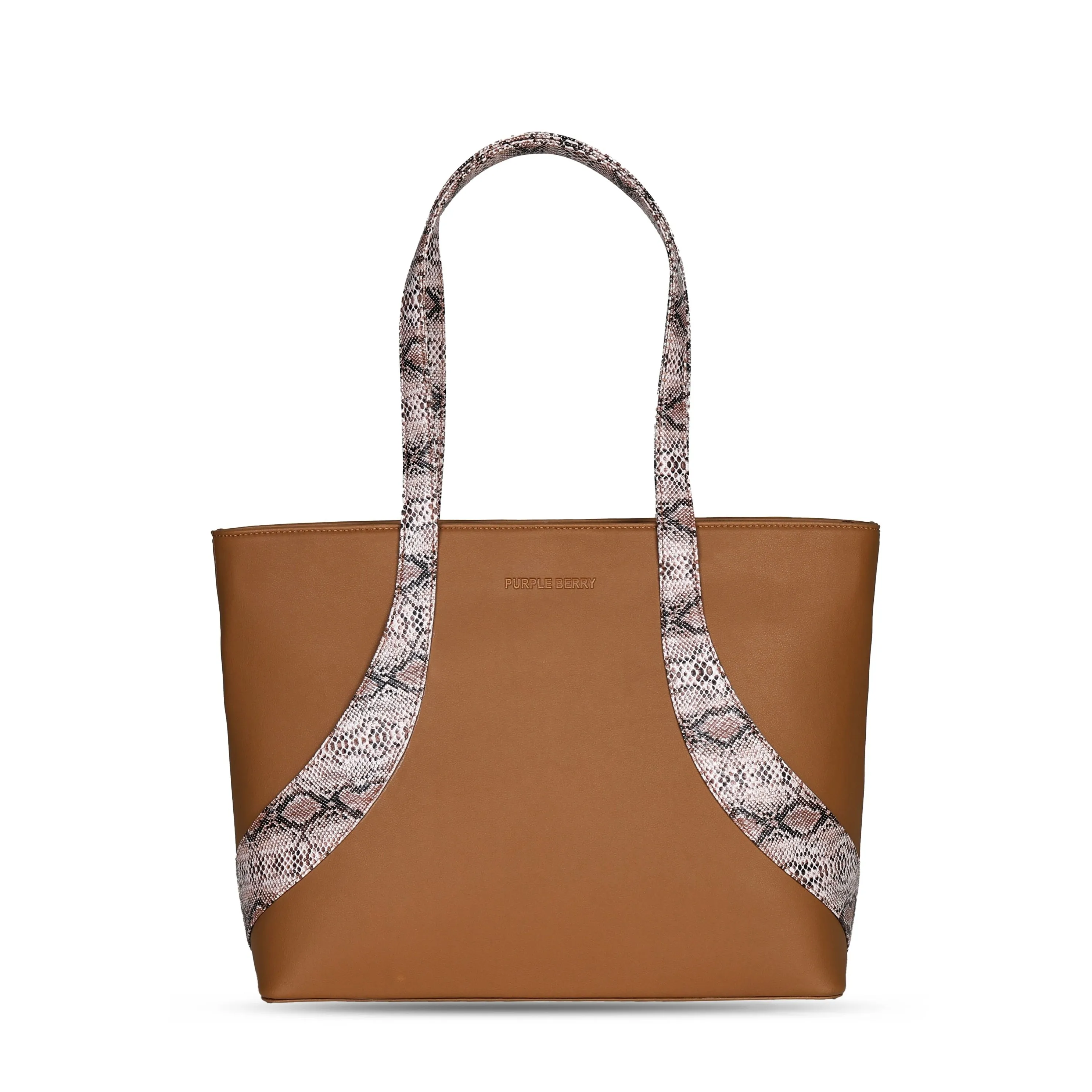 Mirum Structured Handbag- Mocha Mousse