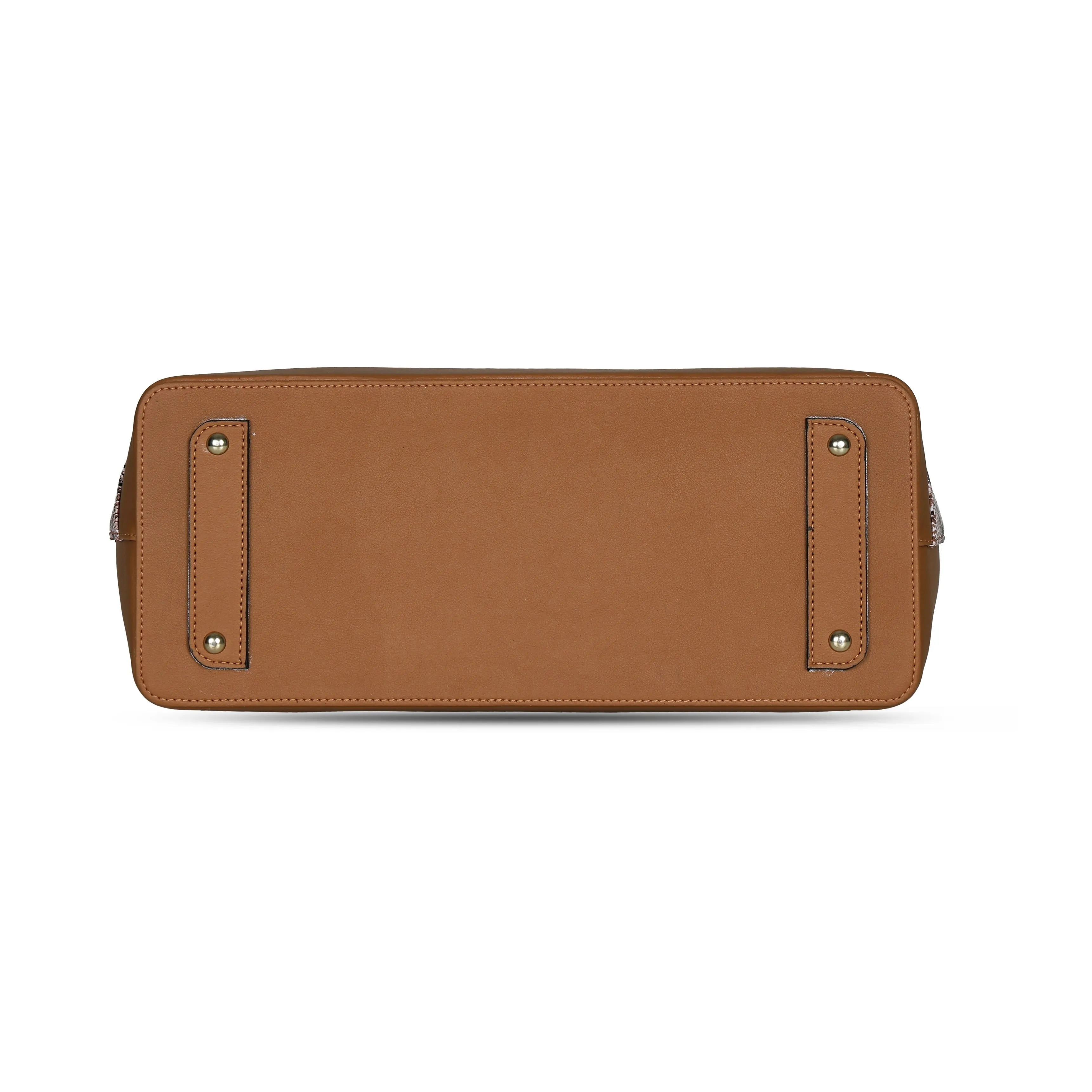 Mirum Structured Handbag- Mocha Mousse