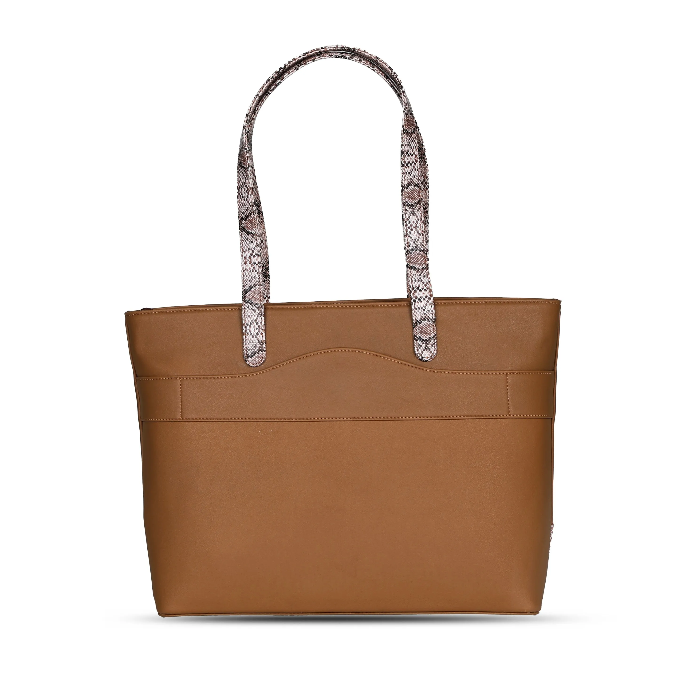 Mirum Structured Handbag- Mocha Mousse