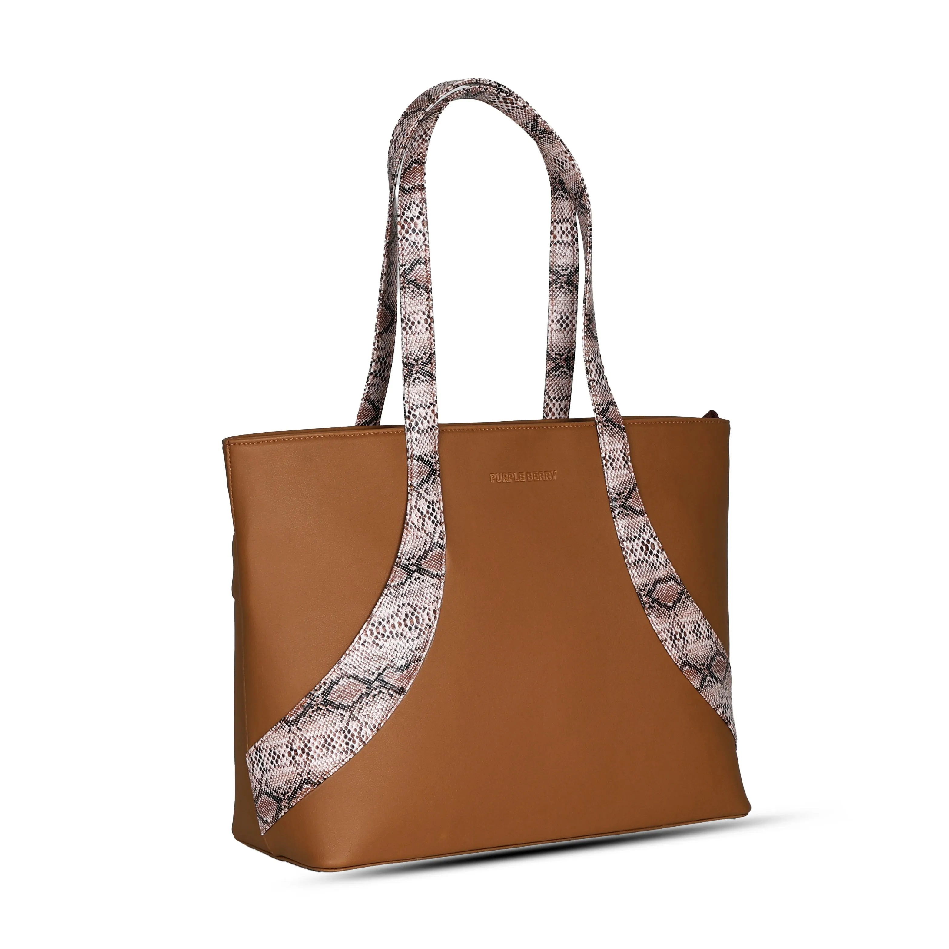 Mirum Structured Handbag- Mocha Mousse