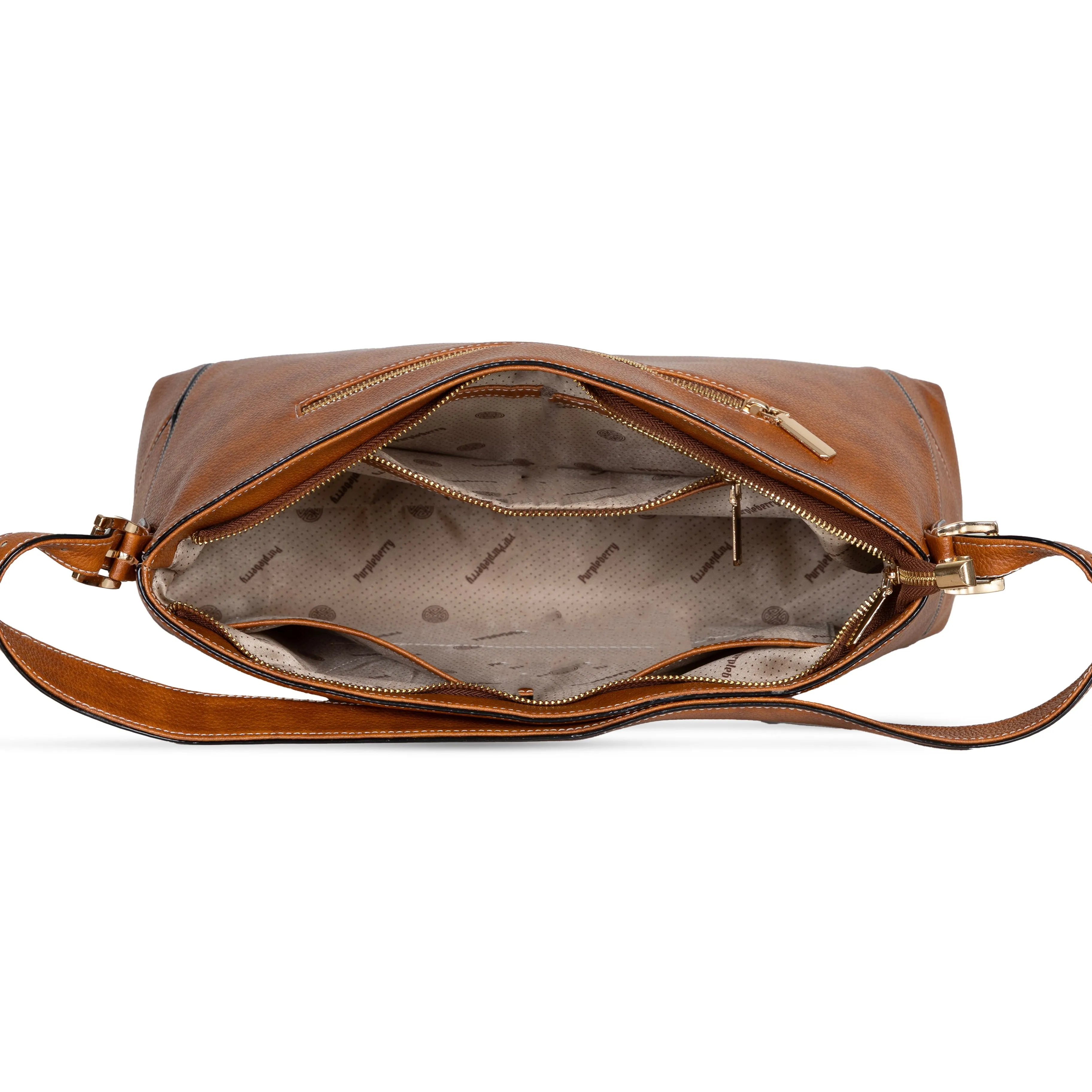 Mirum Structured Handbag- Mocha Mousse