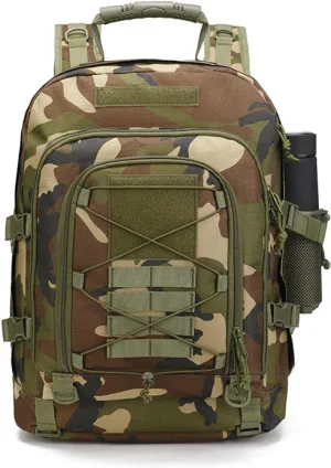 molle tactical backpack 45L large capacity expandable waterproof and wear-resistant outdoor sports backpack