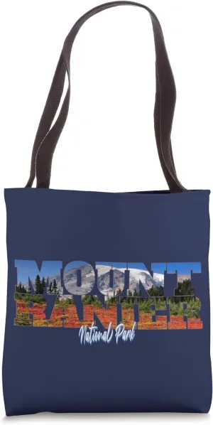 Mount Rainier National Park Outdoor Nature Travel Souvenir Tote Bag