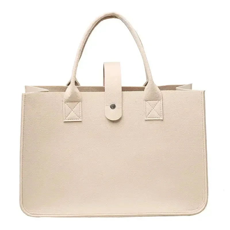 New 2023 Women’s Handbag – Large Capacity Fashion Felt Designer Tote