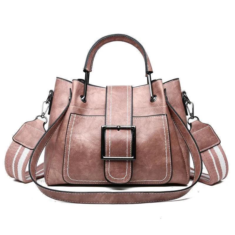 new Korean archaistic bucket bag