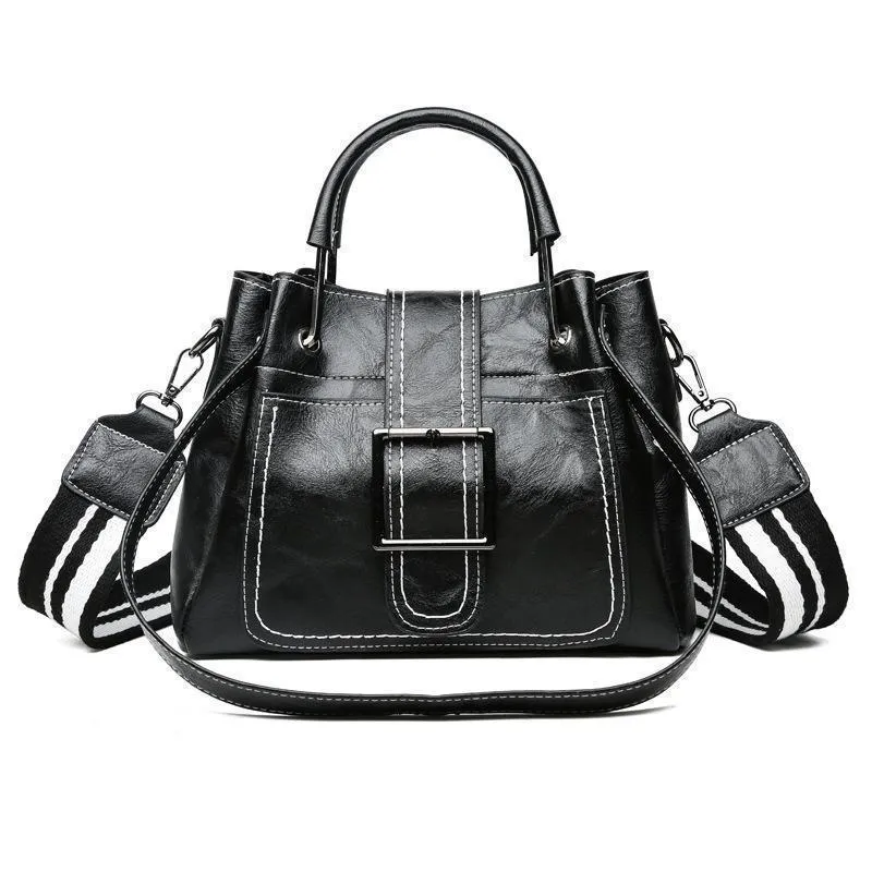new Korean archaistic bucket bag