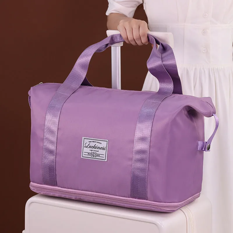 New large-capacity portable shoulder strap travel bag