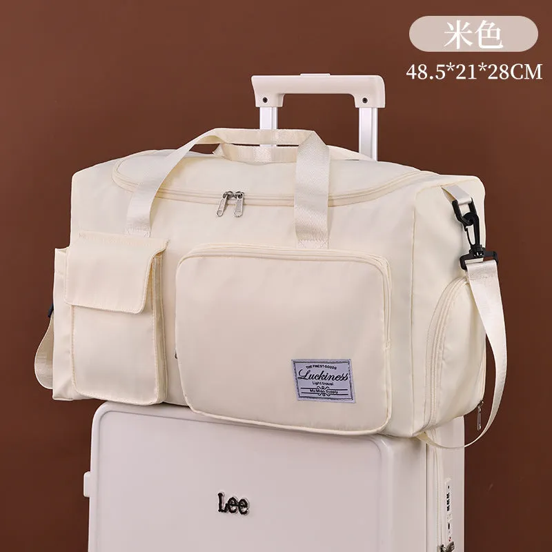 New large-capacity portable shoulder strap travel bag