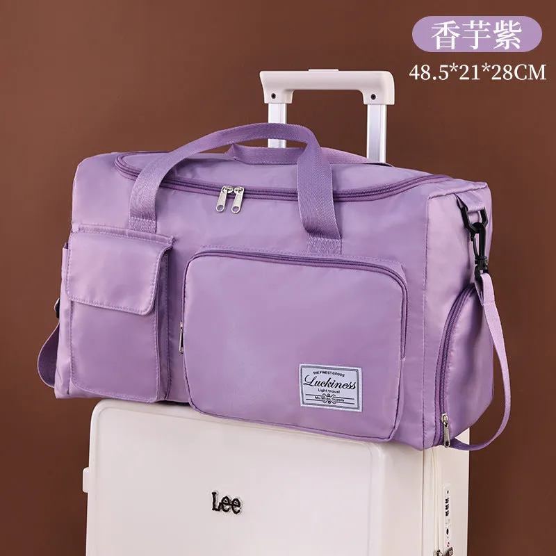 New large-capacity portable shoulder strap travel bag