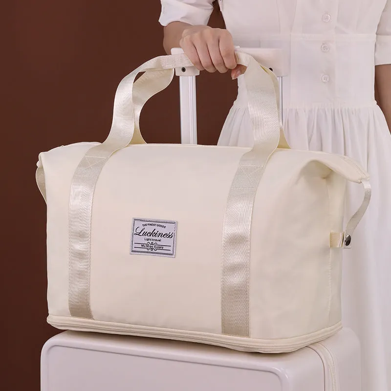 New large-capacity portable shoulder strap travel bag
