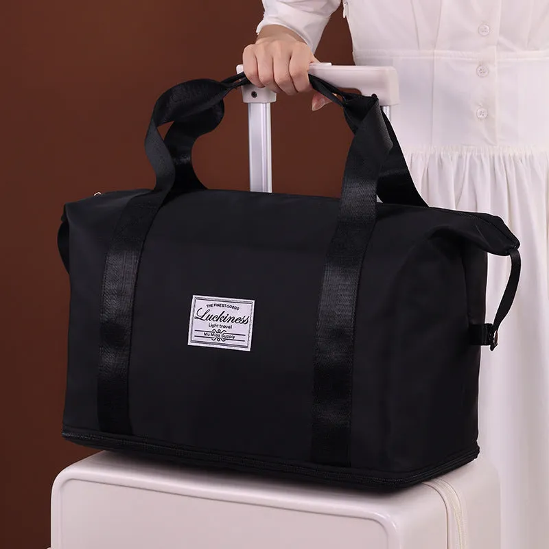 New large-capacity portable shoulder strap travel bag