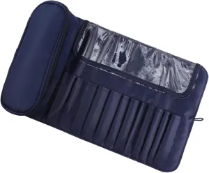 NOLITOY Folding Makeup Brush Holder Rolling Case Travel Makeup Kit Brush Storage