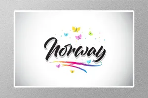 Norway 4 Travel Sticker