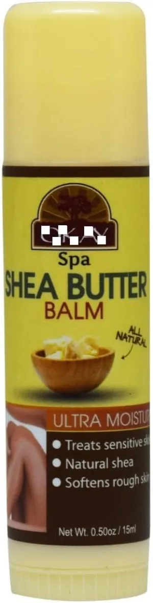 Ok.ay Pure Naturals Spa Shea Butter Balm | 15ml | All Natural | Ultra Moisturizing | Softens Rough Skin & Treats Sensitive Skin | Perfect for Dry Skin, Lips & Cuticles | Travel-Friendly