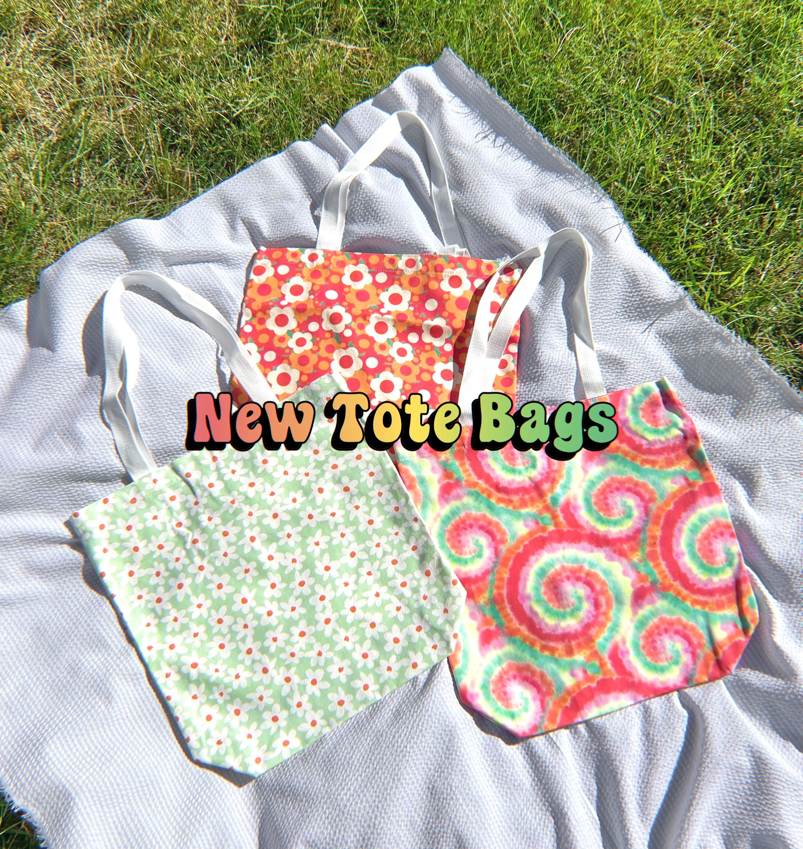 Oopsy Daisy Canvas Tote Bag