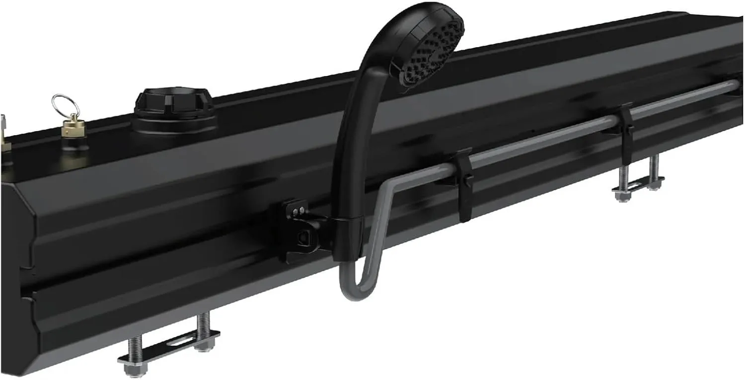 Outdoor Camping Tank 20L 28L 40L Car Shower Accessories Camping Roof Rack Shower Tank Car Roof Water Tank(GRAY)