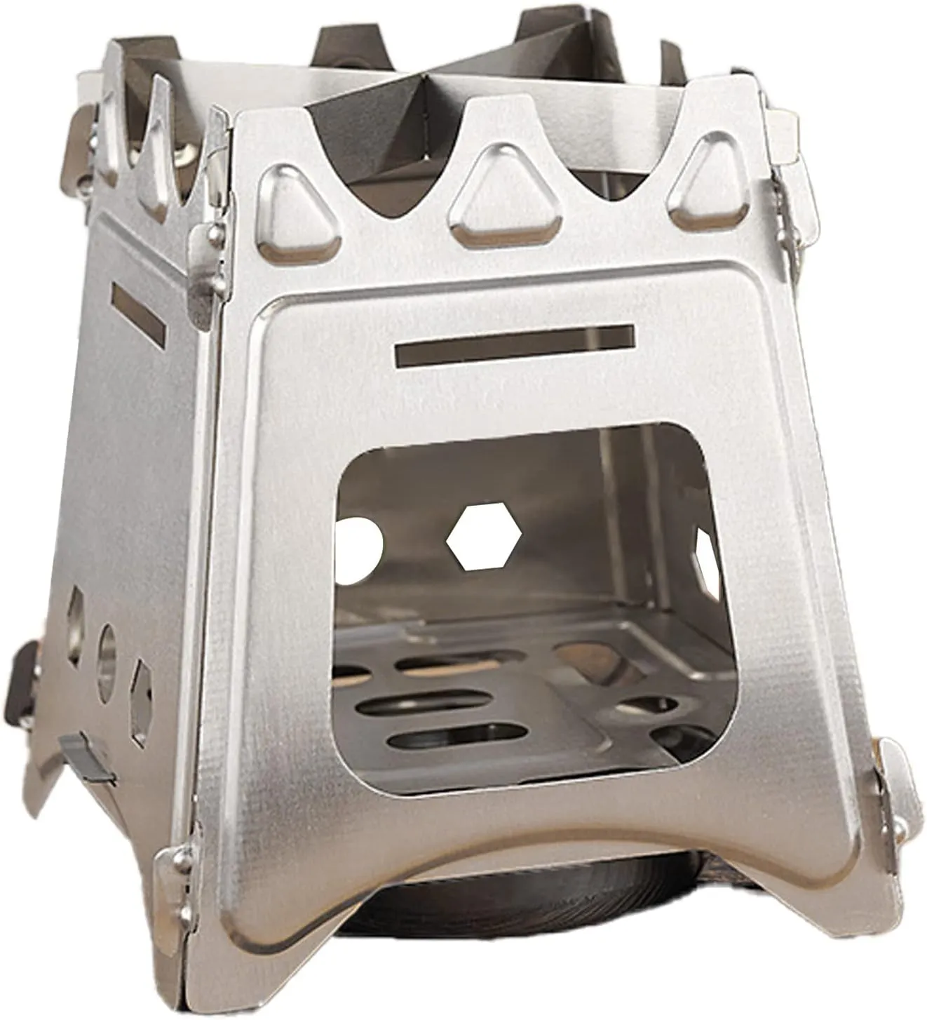 Outdoor Wood Burning Stove,Portable Assembled Outdoor Furnace for Outdoor Camping Travel Hiking Picnic