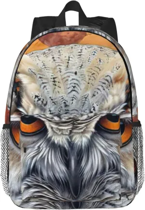 Owl Beliefs Print Versatile Backpack Laptop Backpacks Travel Outdoor Adventures Working Use Adults