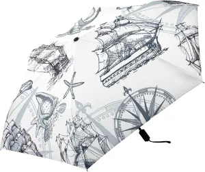 Oyihfvs Parasol Folding Umbrella, Reinforced Windproof Waterproof, Portable Compact Anti-UV Sun Rain Protection for Travel Outdoor