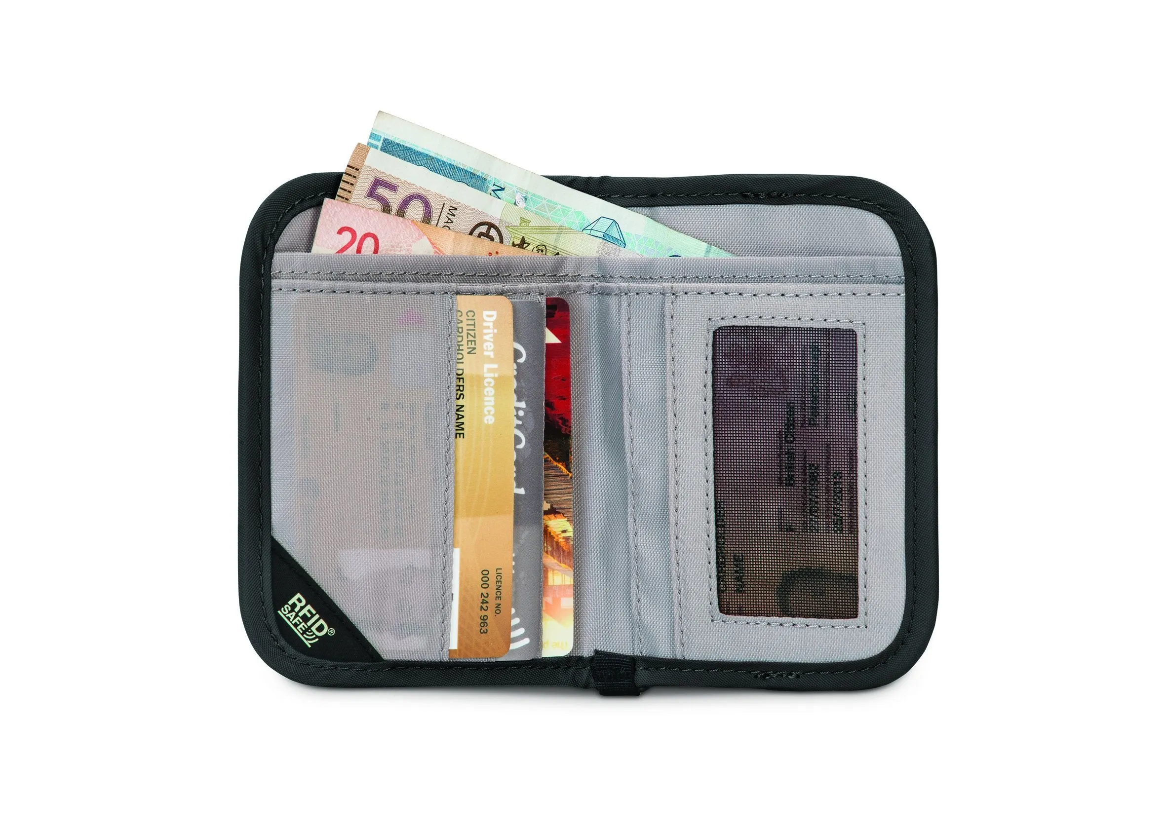 Pacsafe RFIDsafe V50 Anti Theft RFID Blocking Compact Wallet