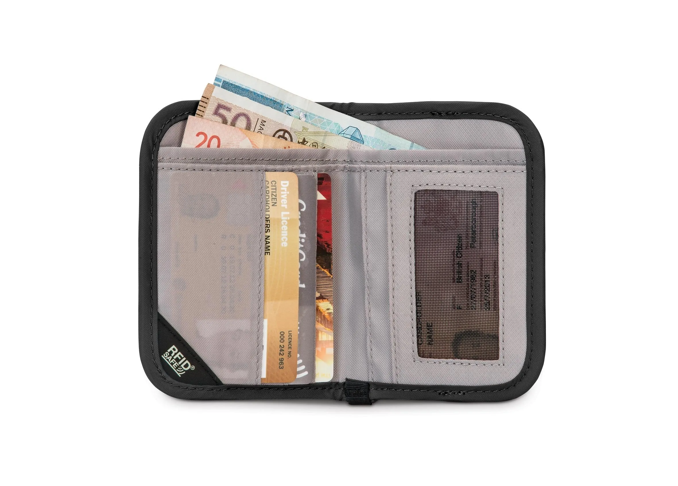 Pacsafe RFIDsafe V50 Anti Theft RFID Blocking Compact Wallet