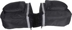 PerGar Bicycle Bag, Bike Panniers & Rack Trunks, Saddle Bags for Bike, 25L Waterproof Mountain Road Bicycle Bike Rack Rear Bags, Seat Tail Carrier Trunk Double Pannier Bag
