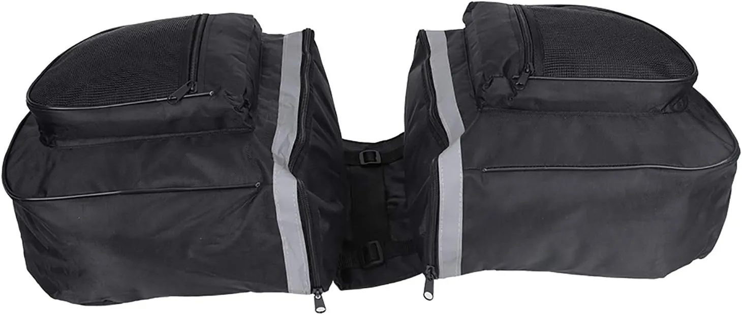 PerGar Bicycle Bag, Bike Panniers & Rack Trunks, Saddle Bags for Bike, 25L Waterproof Mountain Road Bicycle Bike Rack Rear Bags, Seat Tail Carrier Trunk Double Pannier Bag