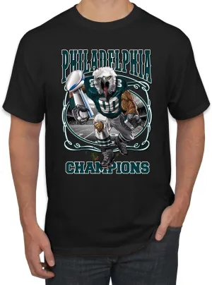Philly PA Fan | PHI Phila Fantasy Football Sports Men's T-Shirt