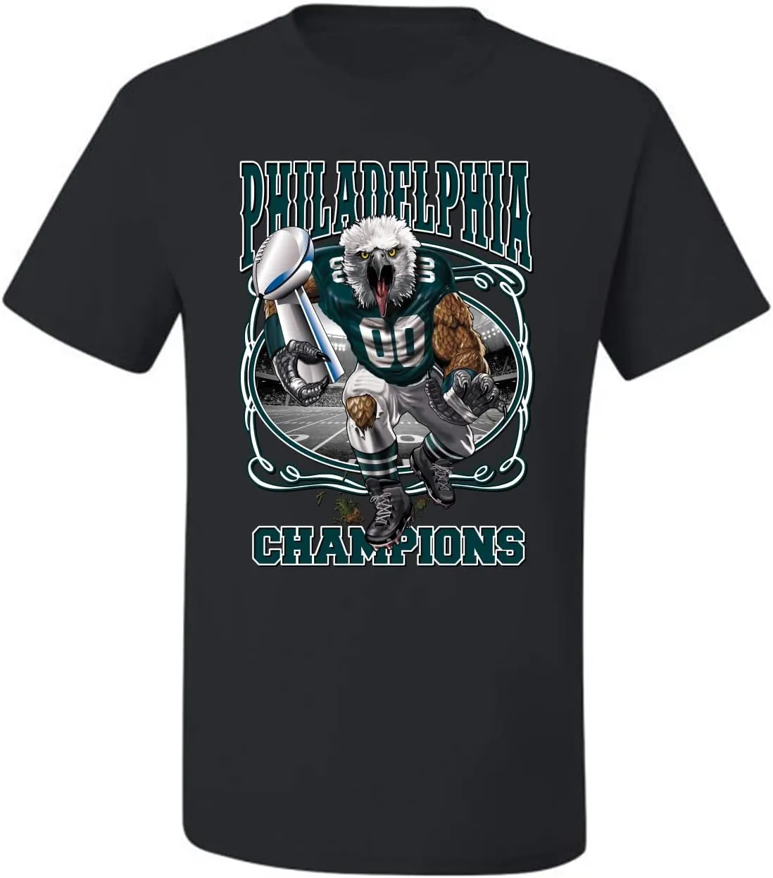 Philly PA Fan | PHI Phila Fantasy Football Sports Men's T-Shirt