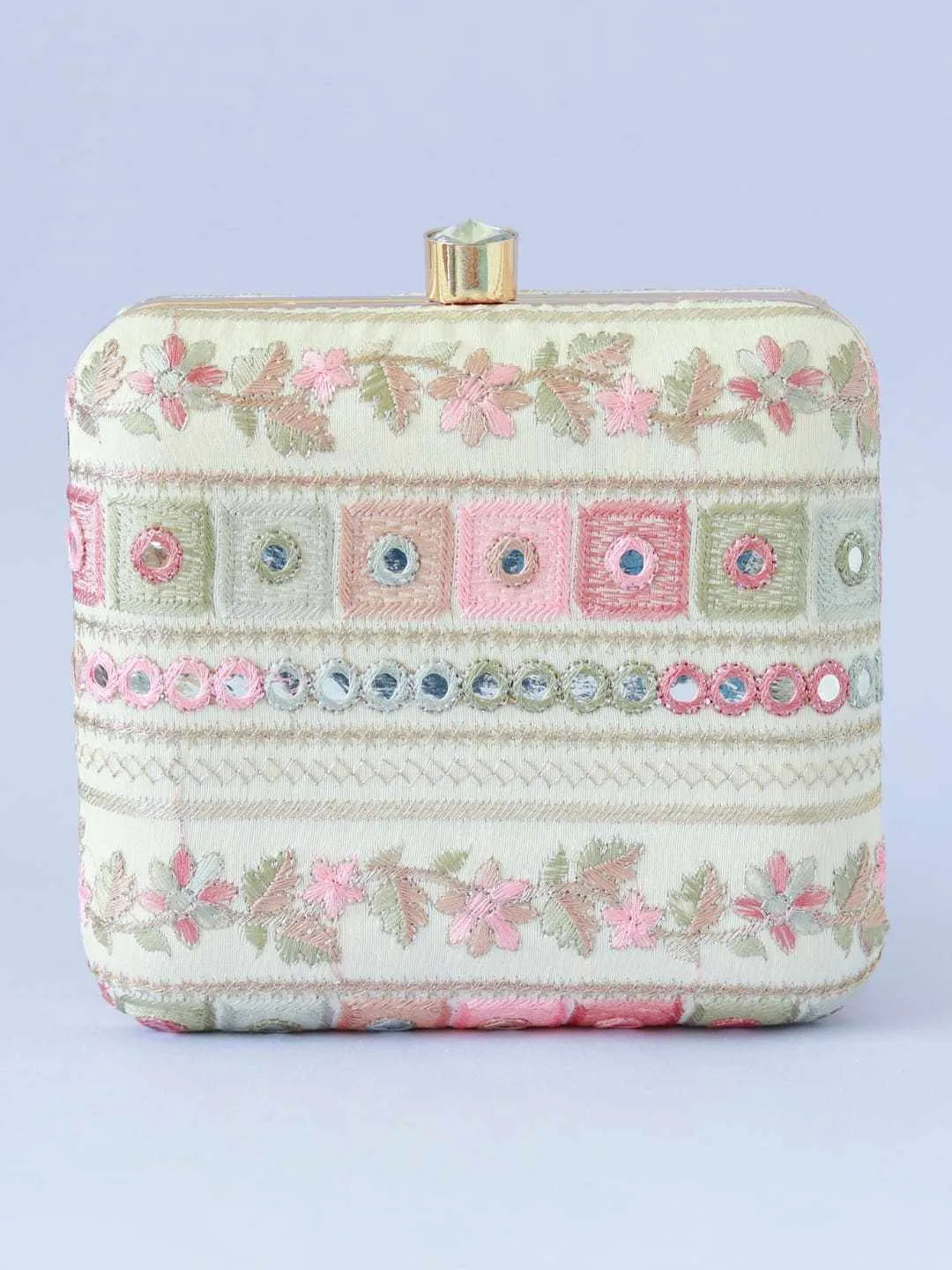 Phulwaari Floral Box Clutch