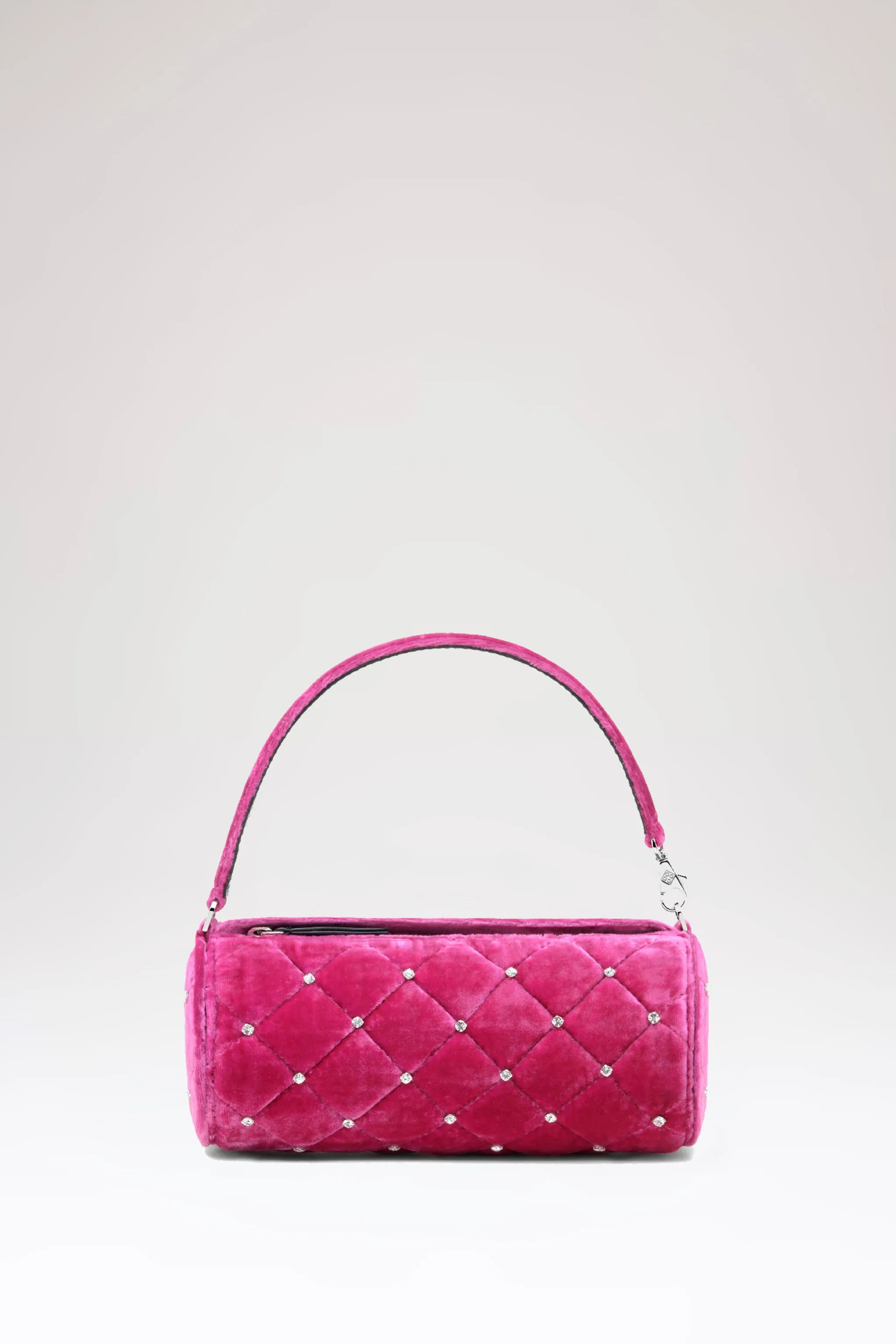 Pink Emma Evening Quilted Crystals