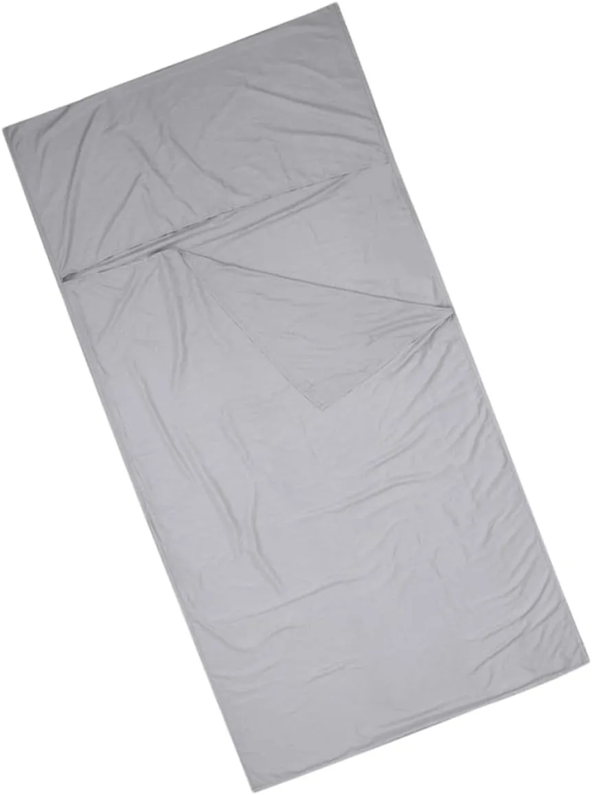 POPETPOP Sleeping Bag Liner Adult Portable Hotel Sheet Lightweight Sleep Sack for Camping Travel Backpacking