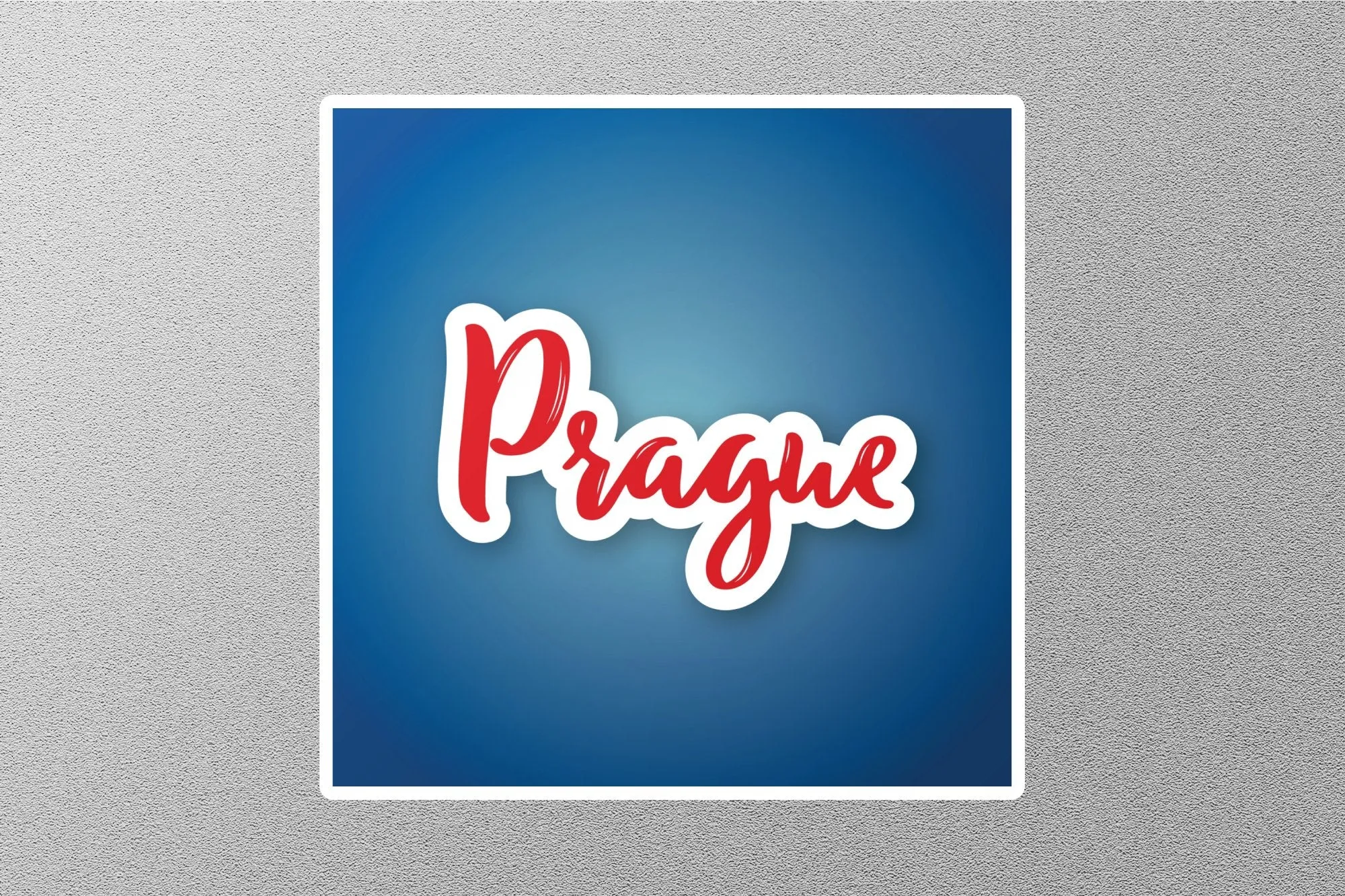 Prague Travel Sticker