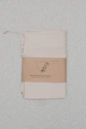 Produce Bags - Set of Three - Organic GOTS Cotton