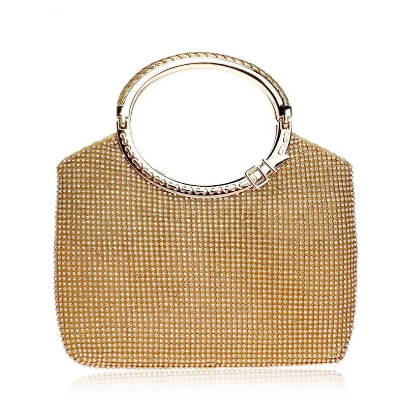 Rachel – Metal Mesh Evening Bag with Round Handle