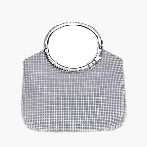 Rachel – Metal Mesh Evening Bag with Round Handle