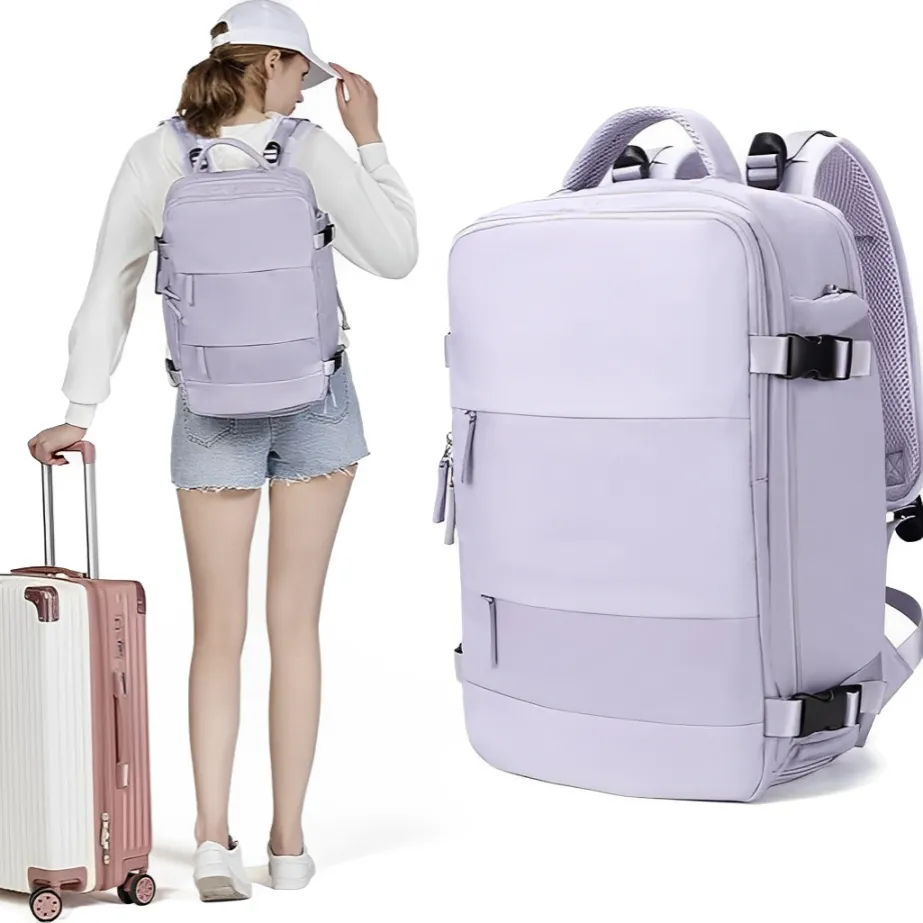 Recca | Large Expandable Hiking Travel Backpack for Laptop (45L)