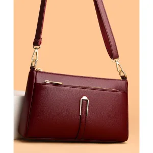 Red Vena Sling Bag